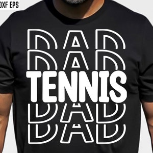 Pai do tênis Svg | Camisa De Tênis Png | SVGS de família correspondentes | Citação de tênis | Desenhos de camisetas | Tênis do ensino médio | Camiseta de tênis universitário