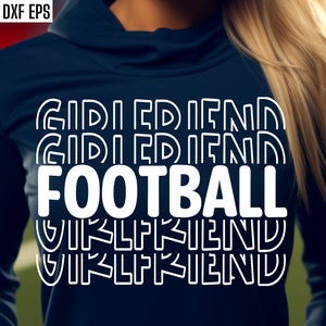 Novia de fútbol Svg / Camiseta de fútbol Svg / Fútbol de escuela secundaria / Sudadera con capucha de fútbol Png / / Equipo deportivo Svg / Escuela secundaria superior / Cita Svg
