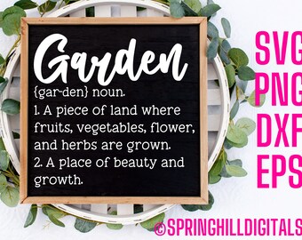 Garden Svg | Gardening Svg | Garden Sign Svg | Vegetable Garden | Flower Garden | Herb Garden | Fruit Garden | Garden Cut File | T-shirt Svg