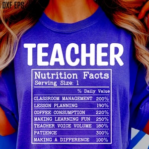 Svg cadeau enseignant, enseignement, modèles de t-shirts, images png drôles pour enseignant, école primaire, collège, collège, lycée, universitaires, enseigner, nutrition