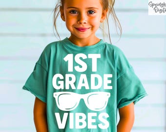 SVG Premier jour de CP : conception de t-shirt pour la rentrée (fichiers numériques)