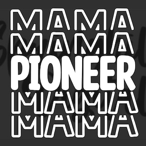 Pioneer Mama Svg, Pioneer Mascot Svgs, Pioneer Cut Files, High School Football, Cheerleading Pngs, Pioneer T-shirt, Pioneer Mom Designs