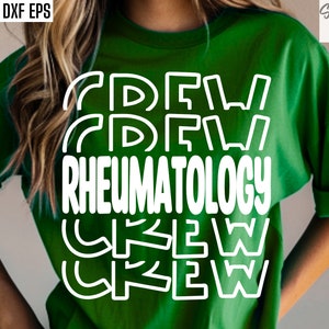 Svg de l'équipe de rhumatologie. Rheum T-shirt Designs, Rhumatologue Svgs, Tshirt d'infirmière, Pngs de chemise assortie, Arthrite couper des fichiers, rhumatisme, MS