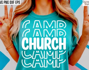 Church Camp Svg | Vacation Bible School Png | Vbs Shirt Cut File | Church Camp Tshirt Design | Svg Files For Cricut | Summer Camp Svg | Kids