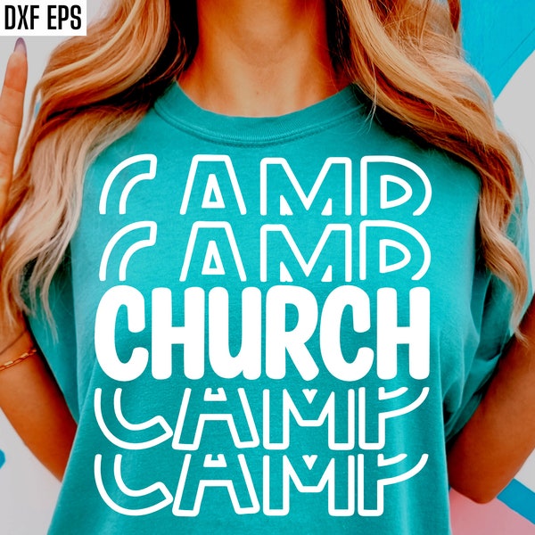 Church Camp Svg | Vacation Bible School Png | Vbs Shirt Cut File | Church Camp Tshirt Design | Svg Files For Cricut | Summer Camp Svg | Kids