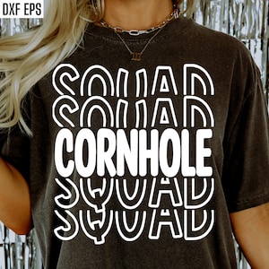Cornhole Squad | Cornhole Shirt Svgs | Cornhole Tournament | Bags Tshirt Pngs | Cornhole Team Designs | Cornhole Game Quotes | Competition