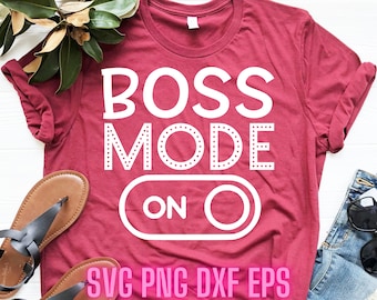ボス モード SVG | ママ ボス SVG | ボス カット ファイル | レディ ボス SVG | ボス レディ SVG | ボス シャツ SVG | ボス サイン SVG | ボス T シャツ SVG | SVG ファイル