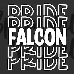 High School Maskottchen, Falken-T-Shirt-Svgs, Fußballfamilien-Svgs, Spieltag-Pngs, Falken-T-Shirt Design, Sportmannschaft, Beifall-Svg