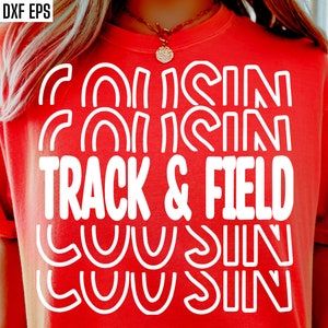 Neef van atletiekbaan | Cross Country familie Svg | Sport gesneden bestanden | Hardloopcitaat | T-shirtontwerpen | Middelbare schooltrack | Runner-pngs: