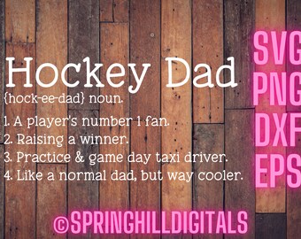 Hockey pappa Svg | Sport pappa Svg | Hockey klippfil | Hockey familj Svg | Hockeysäsong Svg | Hockeytröja Svg | Hockeyskylt Svg | Svg-filer