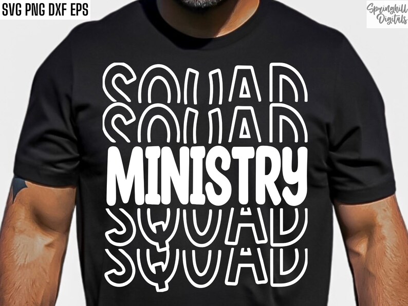 Ministry Squad Svg Youth Group Tshirt Cut Files Kids Etsy