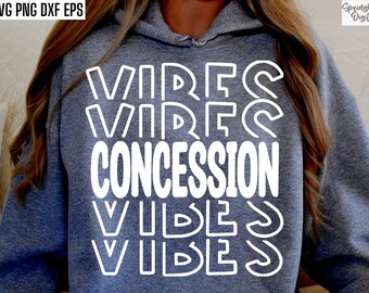 Concession Vibes Svg | Concession Stand Svgs | Sports Svgs | Football Game Svgs | Concession Stand T-shirt Pngs | Concession Shirt Designs