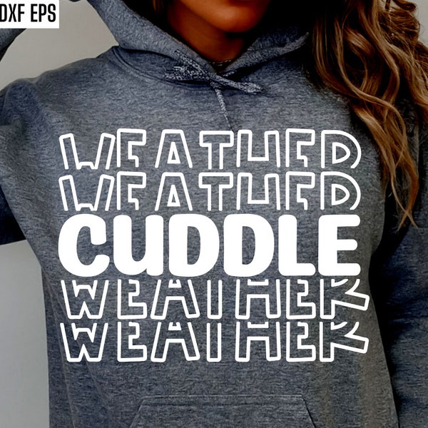 Cuddle Weather Svg, Freezing Szn Pngs, Cozy Season Svgs, Sweater Cut Files, Fall Sweatshirt Designs, Winter T-shirt Svgs, Autumn Tshirt