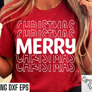 Merry Christmas Svgs | Christmas T-shirt Cut Files | Holiday Tshirt Sayings | Christmas Shirt Pngs | Xmas Quote Designs | Digital Printables