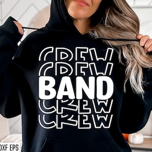 Band Crew Svg | Band Class Svg | High School Band | Marching Band Svgs | T-shirt Designs | High School Football | Middle School Band Svgs