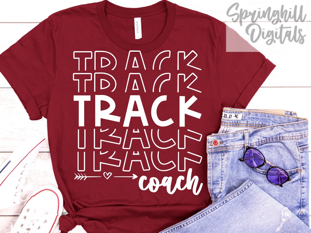 Track Coach Svg Cross Country Svg Track and Field Coaching Cut File