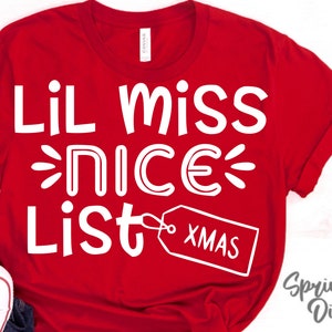 Miss Nice-lijst | Kerstbestand knippen | Kerst-svg | Vrolijk kerstfeest Svg | Fijne feestdagen Svg | Boerderijkerst | Winterbestanden