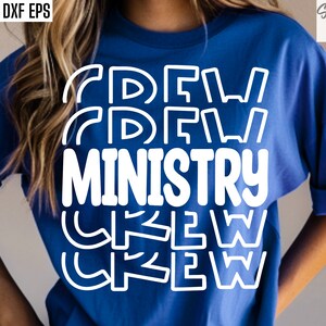 Ministry Crew Svg, Youth Group T-shirt Cut Files, Kids Church Shirt Designs, Worship Svgs, Bible Study Tshirt, Ministry Pngs, Sunday School