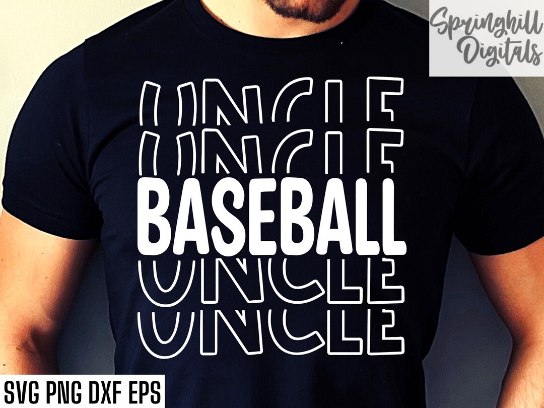 Uncle Baseball Baseball Uncle Svg | Baseball T-shirt Cut Files | Baseball Shirt | High ...