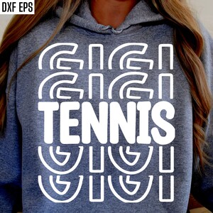 Tênis Gigi Svg | Vovó Tênis Png | Arquivos de corte da família do tênis | Designs de camisetas de tênis | SVGs da temporada de tênis | Tênis do time do colégio | Jogo Png