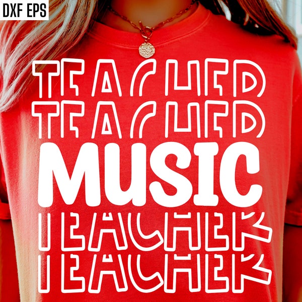 Music Teacher Svgs | Back To School Shirt | Elementary School Svgs | Teaching Cut Files | First Day Of School | Teach Quote Designs | Pngs