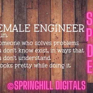 Engineer Svgs | Engineering Svgs | Mechanical Engineer | Engineer Shirt Svg | Engineer Cut Files | Engineer T-Shirt Svg | Female Engineer