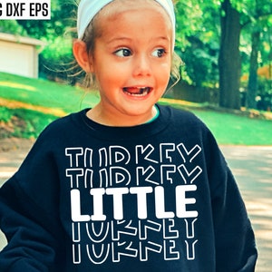 Little Turkey Svg | Thanksgiving Svgs | Kids Thanksgiving Svgs | Toddler Turkey Shirt Svg | Thanksgiving Tshirt Designs | Thankful Cut Files