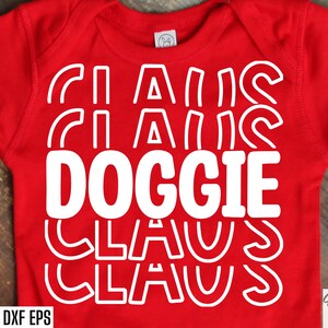 Hondje Claus Svg | Hond kerstman shirt Svgs | Hondenbandana Svgs | Canine kerst gesneden bestanden | T-shirt voor huisdier, png | Bijpassende familieontwerpen
