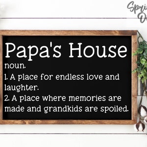La maison de papa Svg | Définition Svg | Svg grand-père | Papa Svg | Grand-père coupe des fichiers | arrière-plan Svg grand-père | Svgs grand-parent | Fête des pères