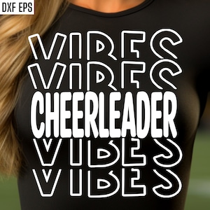Cheerleader Vibes | Jubel-Svgs| Cheer Team Cut Dateien | Cheerleading SVG | Cheerleader Tshirt Designs | Cheer Squad Pngs | Cheerlead Zitate