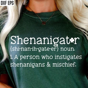 Shenanigator Svg | O'Lucky Svg | St Patty Svg | Saint-Patrick Svg | | Svg chemise porte-bonheur | Leprechaun Svg | trèfle à 4 feuilles Svg | Couper le fichier