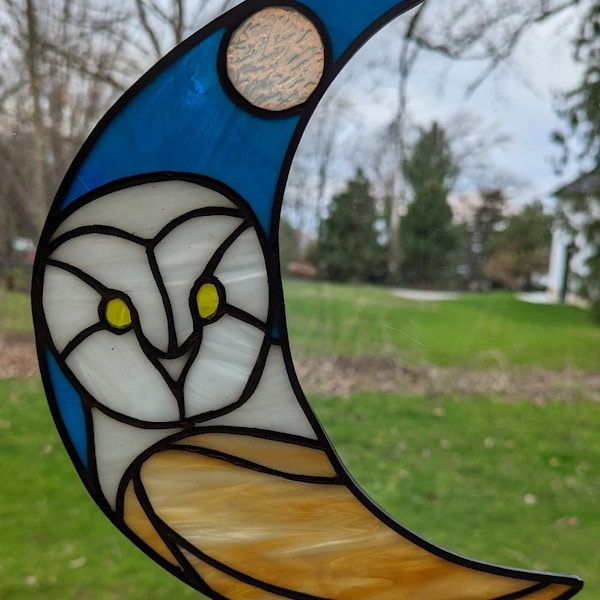 Stained Glass Owl Etsy