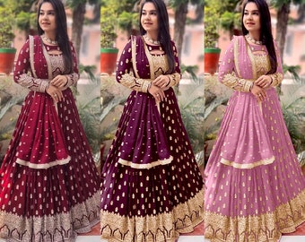 Designer Georgette lehenga Choli For Women Indian Wedding Mahendi Function Wear Lehenga Choli Traditional Party Wear Ready To Wear Choli