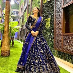 Long sleeve lehenga choli shop