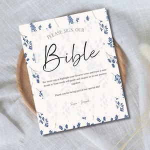 Firme nuestro letrero bíblico, plantilla de boda imprimible, libro de visitas cristiano, letrero de versículo bíblico, letreros de recepción de boda cristiana