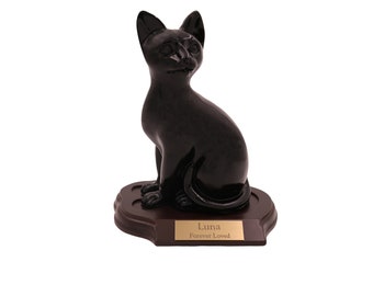 Sleek Cat Urn
