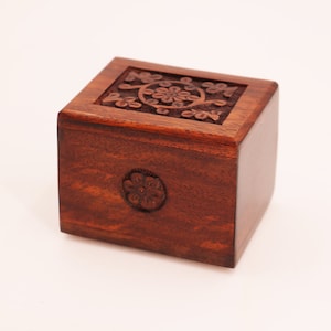 Keepsake Floral Rosewood Urn