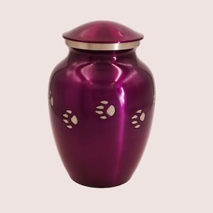 Purple Brass Vase