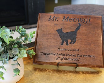 Customizable Pet Memorial Plaque