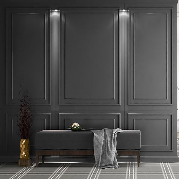 Wall Molding Package Ready to Assemble Precut Factory Etsy