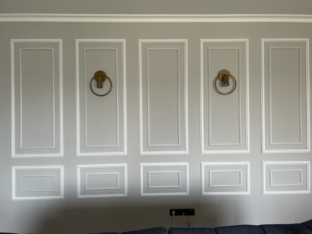 Wall Molding Kit Decorative Panels for Hallway Wall Molding Etsy
