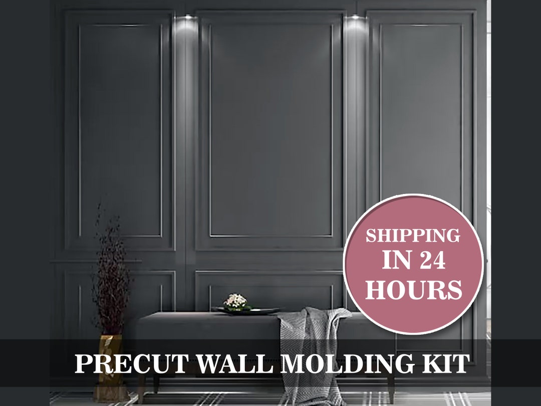 Wall Molding Package Ready to Assemble Pre-cut Factory - Etsy Australia