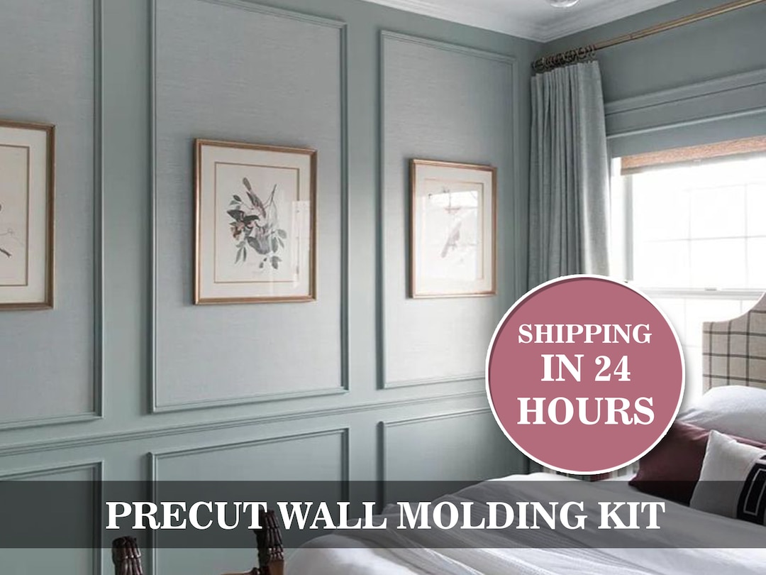 Ready to Assemble Wall Molding Package, Precut Factory Primed, Wall