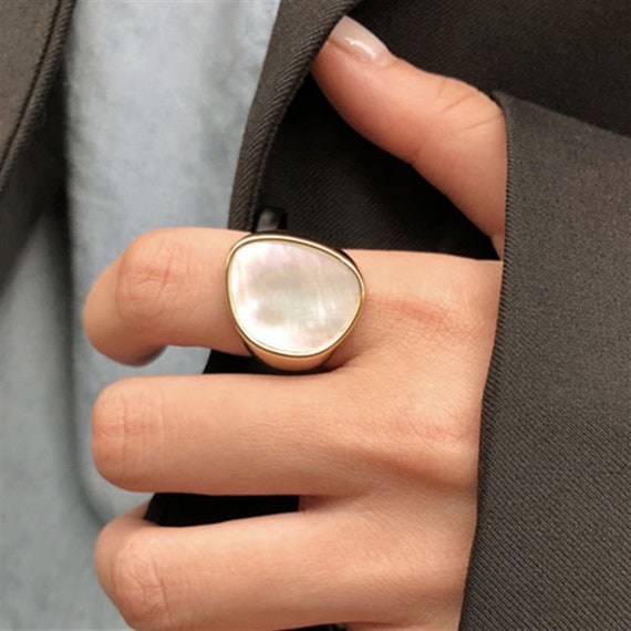 Anillos grandes de moda cheap