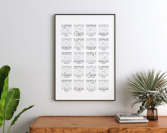 20 Chess Openings Poster – Chess Print, Chess Art, Chess Gift, Chess Wall Art, Chess Decor – Free US Shipping