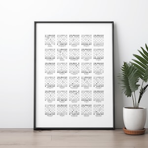30 Chess Openings Poster – Chess Print, Chess Art, Chess Gift, Chess Wall Art, Chess Decor – Free US Shipping