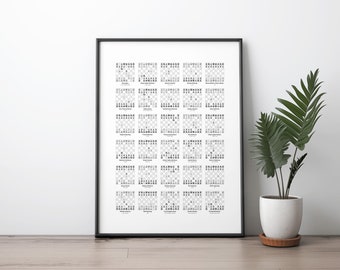 30 Chess Openings Print – Chess Poster – Chess Gift – Chess Art – [European Union]