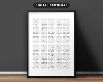 30 Chess Openings Downloadable Print – Chess Poster – Chess Gift – Digital Download