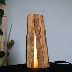 Decorative lamp night light oak "campfire"