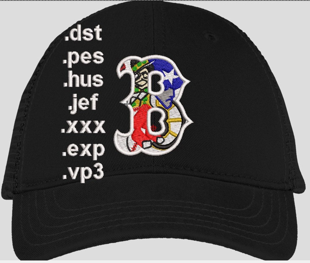 Embroidery Design for Boston Cap Etsy